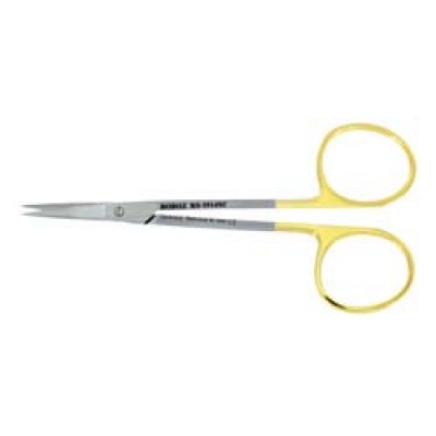 Peck-Joseph Scissor, Tungsten Carbide, Serrated, Semi-Sharp, 5 1/2" (14.0 Cm), Straight